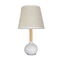 Oem - Lampara De Velador Lampara De Mesa Metal Madera Esfera B