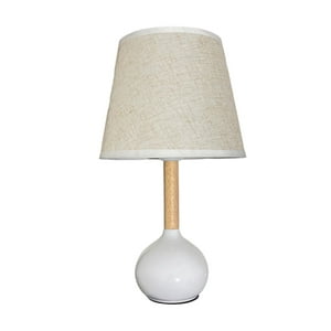 Oem - Lampara De Velador Lampara De Mesa Metal Madera Esfera B