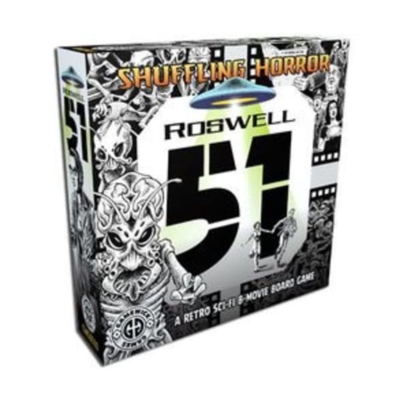 Juego de Cartas GameWick Roswell 51 Ciencia Ficción B-Movie