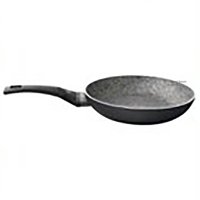 Ilko - Sartén 26 Cm Antiadherente Granito Aluminio Forjado Negro 1 Piezas