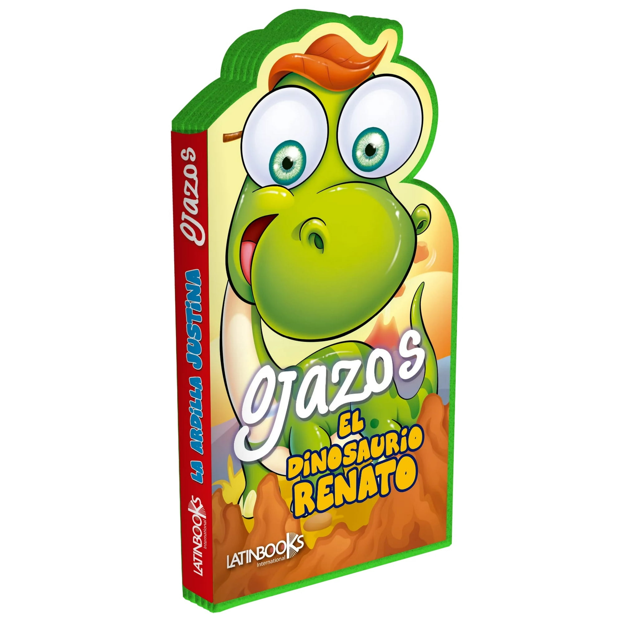 Zig-zag - Libro Ojazos - El Dinosaurio Renato / 10 Páginas De Goma Eva De 12 X 22,5 Cm. Tapa De Goma Eva.