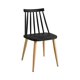 thumbnail image 2 of Comedor madera Vema con sillas windsor retro negro, 2 of 2