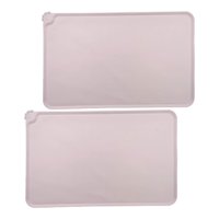 Ioensy - Alfombrilla De Comida Para Perros, Alfombrillas Para Cuencos, Alfombrilla De Alimentación Para Mascotas, Suministros Para Mascotas, Perros, Cachorros, Rosa Fina