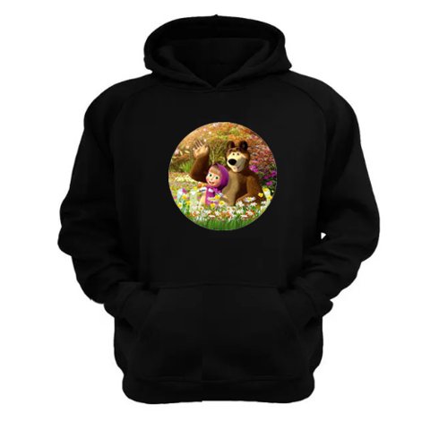 Genérico - Polerón Canguro Macha Negro Talla S Unisex