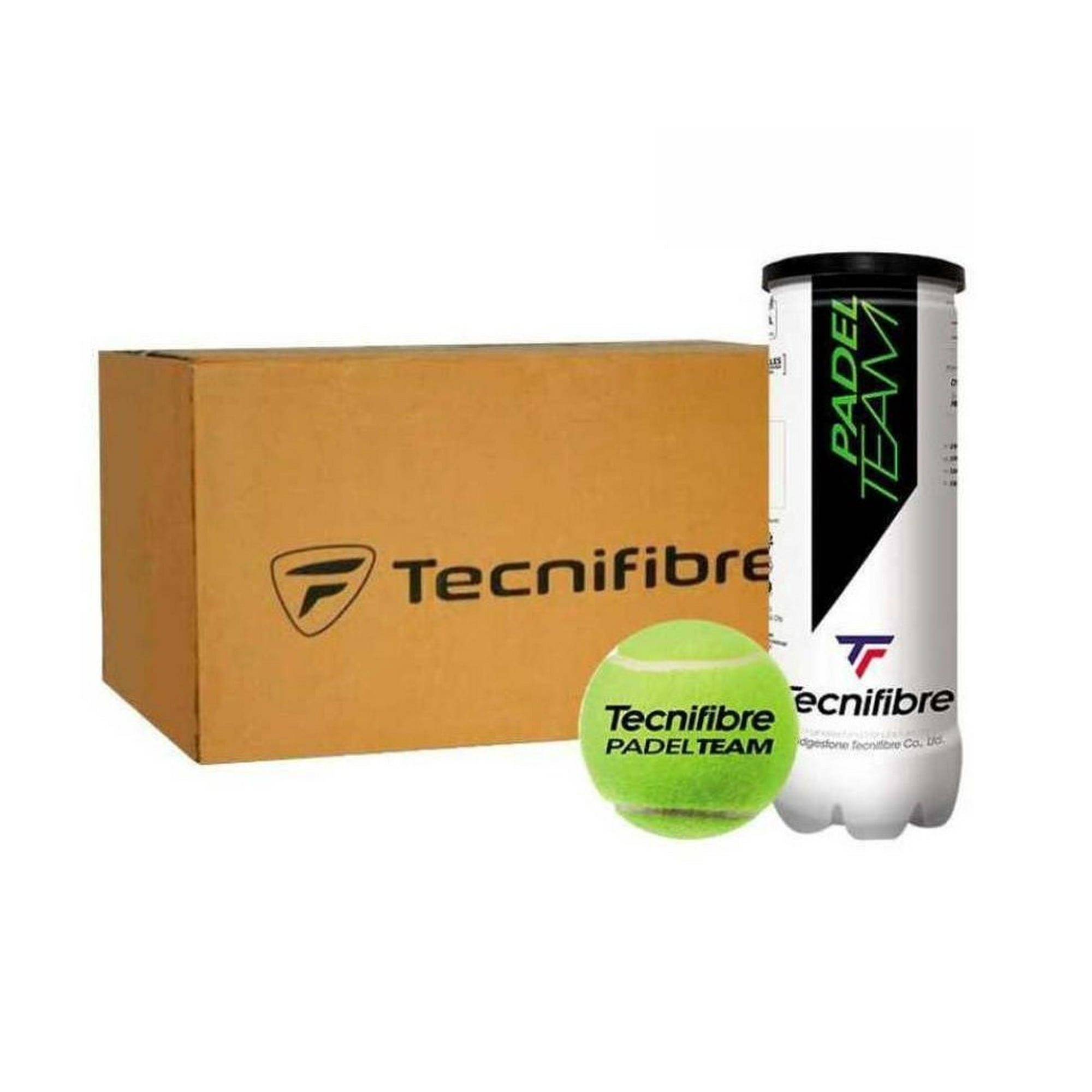 Caja De Pelotas Tecnifibre Padel Team X3 - 24 Tarros