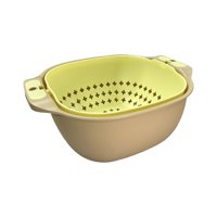 Bothyi - Colador De Pasta Colador Giratorio De Doble Capa Para Frijoles Espaguetis