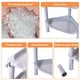 thumbnail image 3 of Estante SLZBCY de 4 niveles 34 × 25 × 85 cm gris con ranura redonda, 3 of 7