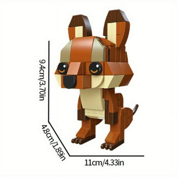 96Pcs+ Cute Animal Assembled Building Blocks, Platypus, Alpaca, Scarlet Macaw,kangaroo,Little Raccoon,Koala,Animal Model, Small Particle Block, Boy Toy, Girl Toy, Children's Toys, Gifts