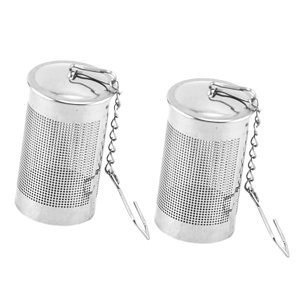 Magideal - 2X Tea Ball Infuser Filtro De Té Suelto Difusor Filtros De Colador De Malla Fina , Alto 4Cm