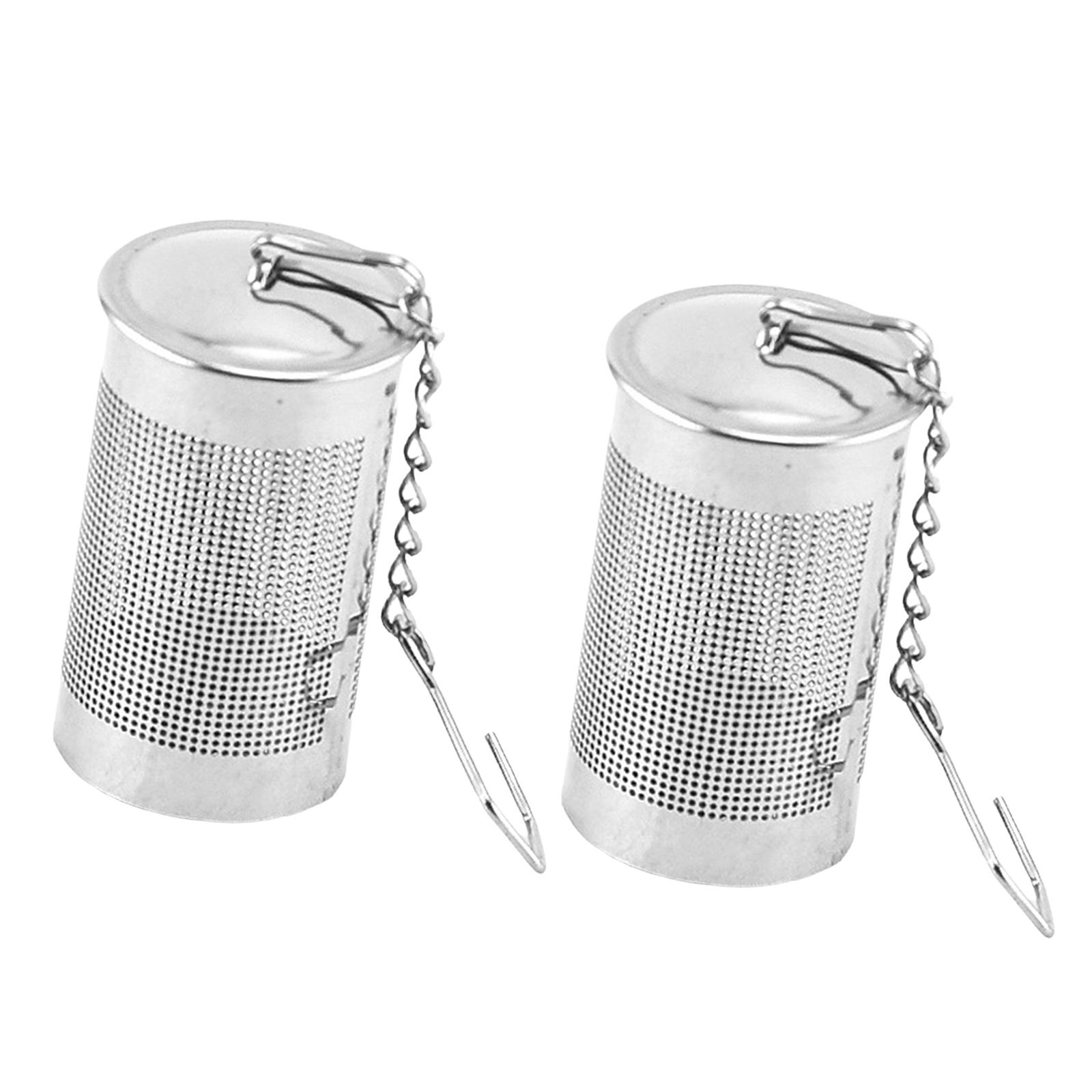 Magideal - 2X Tea Ball Infuser Filtro De Té Suelto Difusor Filtros De Colador De Malla Fina , Alto 4Cm