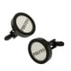 thumbnail image 4 of 2x Gemelos De Camisa Elegantes Accesorios De Camisa Gemelos Para Trajes De Banquete Negro, 4 of 5
