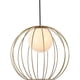 thumbnail image 3 of Lámpara Colgante Living District Wetzel Latón Blanco 110V, 3 of 8
