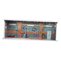 Bothyi - Vitrina De Escena De Estacionamiento 1/64, Adornos Realistas, Escaparate De Coche Diorama, Fábrica En Ruinas