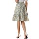 thumbnail image 3 of INSPIRE CHIC Faldas para Mujer Cintura Elástica Línea A Flowy Volantes en Capas Falda Midi Floral Azul Amarillo M, 3 of 6