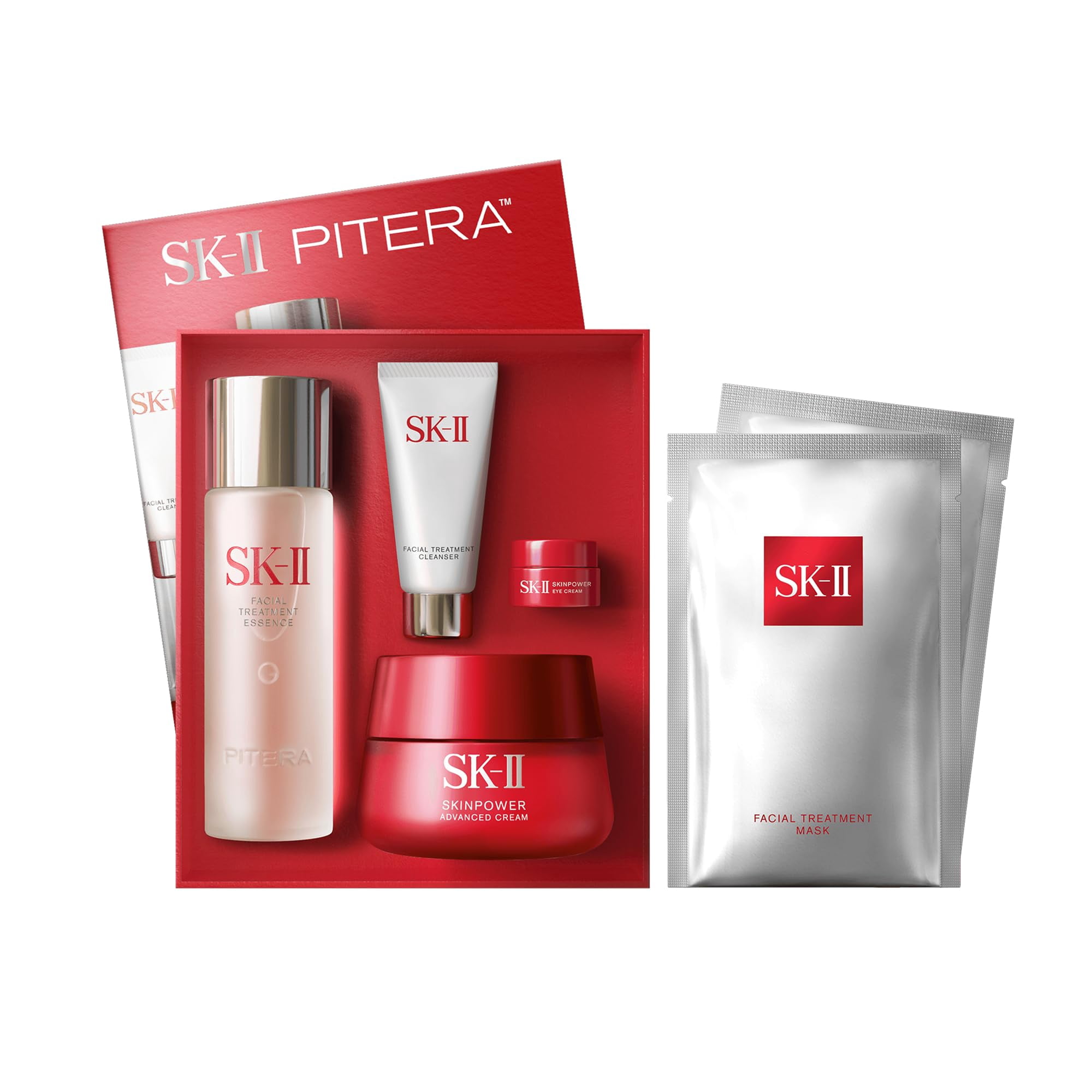 Set De Regalo Para Cuidado De La Piel Sk-ii Anti Envejecimiento Con Productos De Tamaño Completo