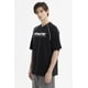 thumbnail image 2 of Polera Hombre Oversize Print Negro, 2 of 4