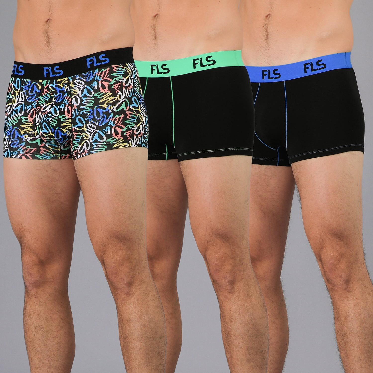 Pack 3x Boxer Corto Fls Flores Hombre 25593-252