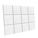 thumbnail image 5 of Paneles Acústicos De 12 Piezas, Paneles De Pared Insonorizados DIY Para El Hogar, Estudio, Dormitorio, Blanco, No Pegajoso, 5 of 5