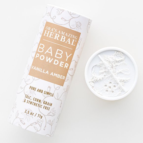 Polvo para bebé Ora's Amazing Herbal Vainilla Ámbar 71 g