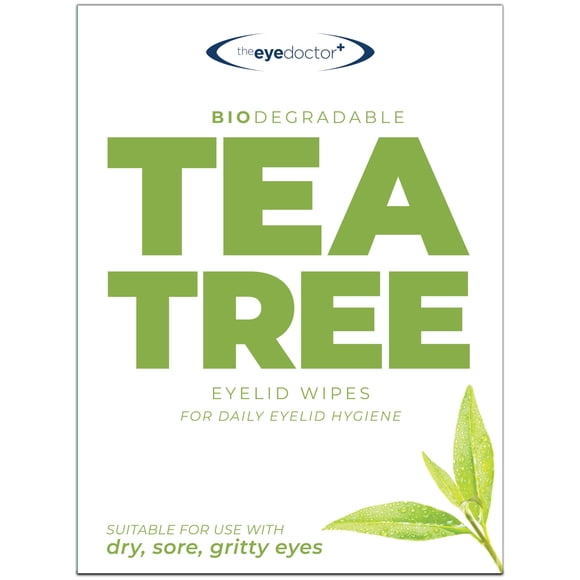 Toallitas para párpados The Eye Doctor con aceite de árbol de té x20 para blefaritis
