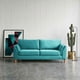 thumbnail image 1 of Sofa Milan 3C Con Resortes Pocket Tela Velvet Turquesa, 1 of 7
