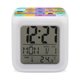 thumbnail image 1 of La Fiesta Musical de Face theme 7 colors Alarm Clock Digital LED Alarm Clock Gifts for kids friends family, 1 of 6