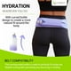 thumbnail image 2 of Botella de agua FlipBelt Arc Periwinkle 180 ml, 2 of 3