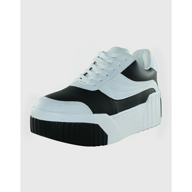 Zapatilla Plataforma simple Negro Danicolle
