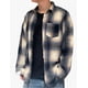 thumbnail image 1 of Camisa Algodon Leñadora Jaspeada A Cuadros Hombre Invierno 0035, 1 of 2