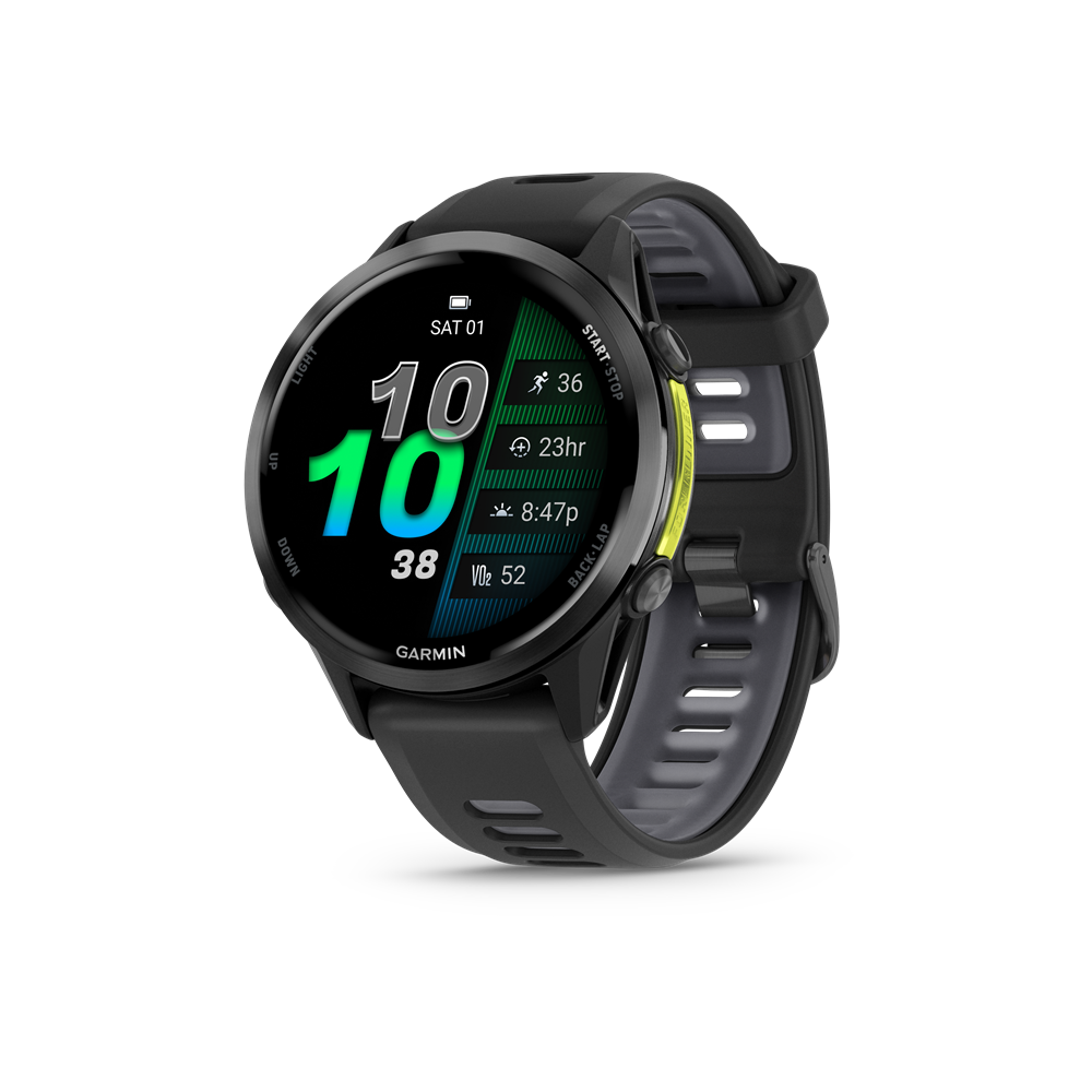 Garmin - Smartwatch Forerunner 970 Black/Yellow