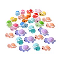 Ioensy - 30 Minitortugas Para Acuario, Bonitas Manualidades Para Hacer Tú Mismo, Regalo De Cumpleaños, Pequeñas Figuras Decorativas