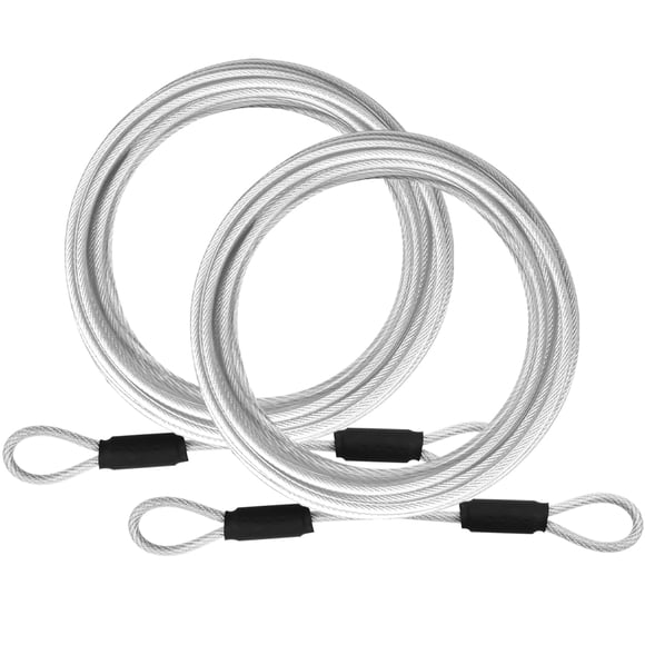 Cable De Seguridad Lock De Acero Inoxidable De 1 8 Pulgadas 1 2 A 4 6 M Paquete De 2