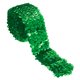 thumbnail image 3 of Uxcell 2.2 Yardas 2" Elástico Lentejuelas Recorte 5 Filas Tira de Lentejuelas Planas Verde, 3 of 4
