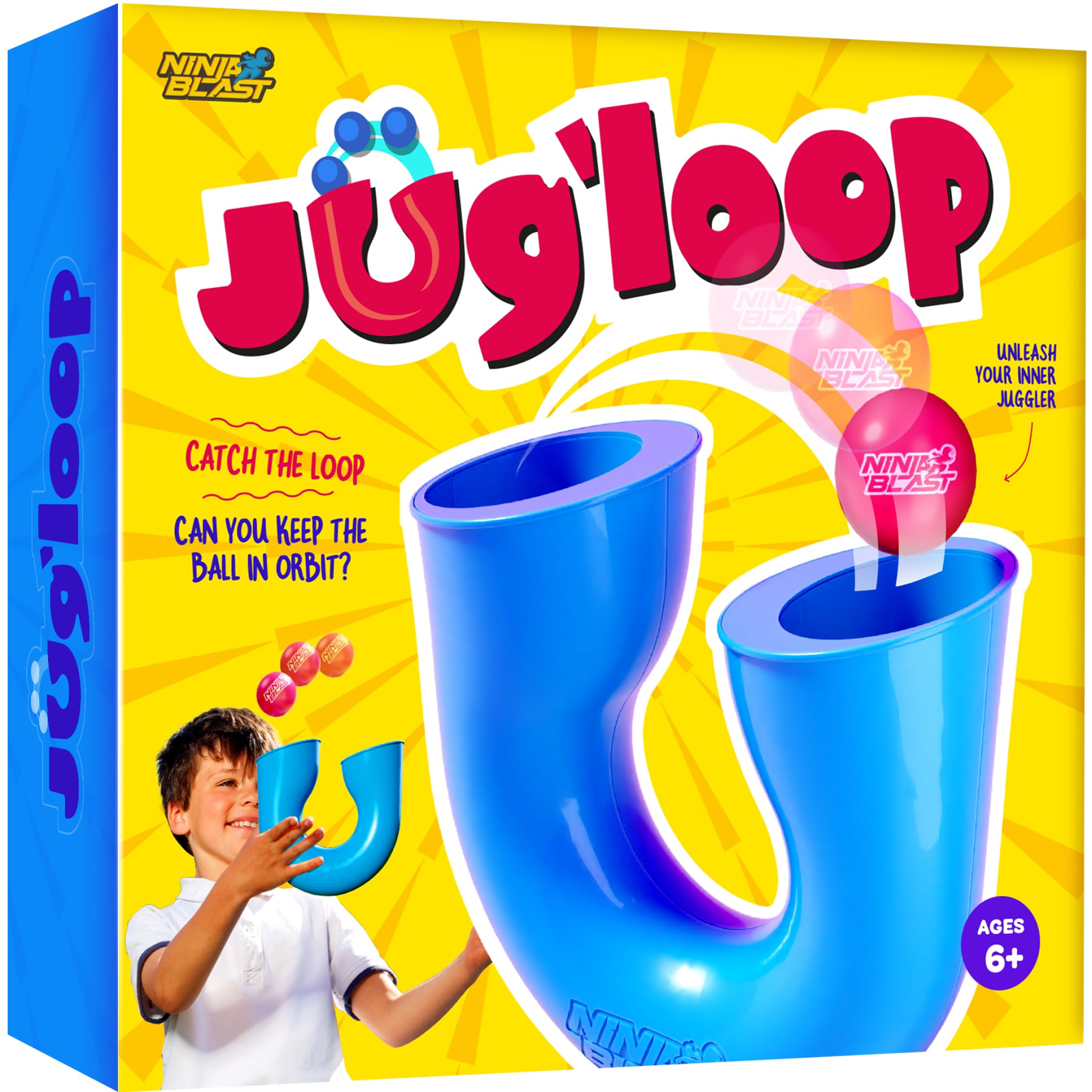 Ninja Blast - Juego De Habilidad Juggling Balls Jug'Loop Outdoor Games Para Niños Y Adultos