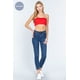 thumbnail image 4 of Saronite Top de Tubo Bandeau sin Tirantes, Acolchado y sin Costuras Basics, Rojo (para Mujer), 4 of 5
