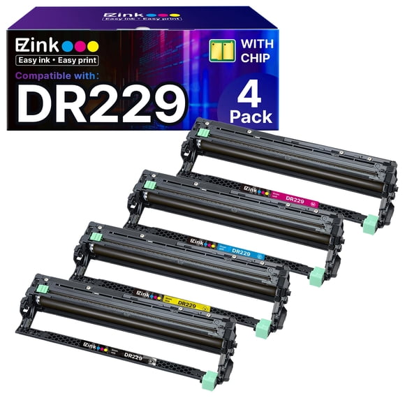 Unidad de tambor E-Z Ink compatible con DR229CL para impresora Brother