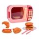 thumbnail image 2 of Juguetes De Cocina De Comida Realistas Que Aprenden Para Niños 3+ Mini Horno De Microondas Playset Rosa, 2 of 5