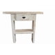 thumbnail image 2 of Mesa De Arrimo, Recibidor. Con Cajón. Blanco Abayalde, 2 of 3