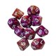 thumbnail image 1 of 10 Uds. Dados De 10 Lados D10 Dados Poliédricos Para Juegos De Mesa De Mazmorras Y Dragones Púrpura Rojo, 1 of 5