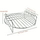 thumbnail image 2 of 1 Set Air Fryer Accessories 8 Inch Stainless Steel Grill And Steamer Rack With 5 Pin G Shape Hook Grill Net Shelf For Air Fryer, 2 of 4
