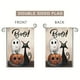 thumbnail image 2 of 1pc, Halloween Garden Flag, Boo Garden Decorations Outdoor, Burlap Double Sided Vertical Halloween Porch Decor, Halloween Yard Flag Signs 12.5 X 18 Inches, 2 of 4