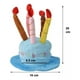 thumbnail image 3 of Gorro De Cumpleaños Para Gatos, Perros, Mascotas, color celeste, 3 of 3