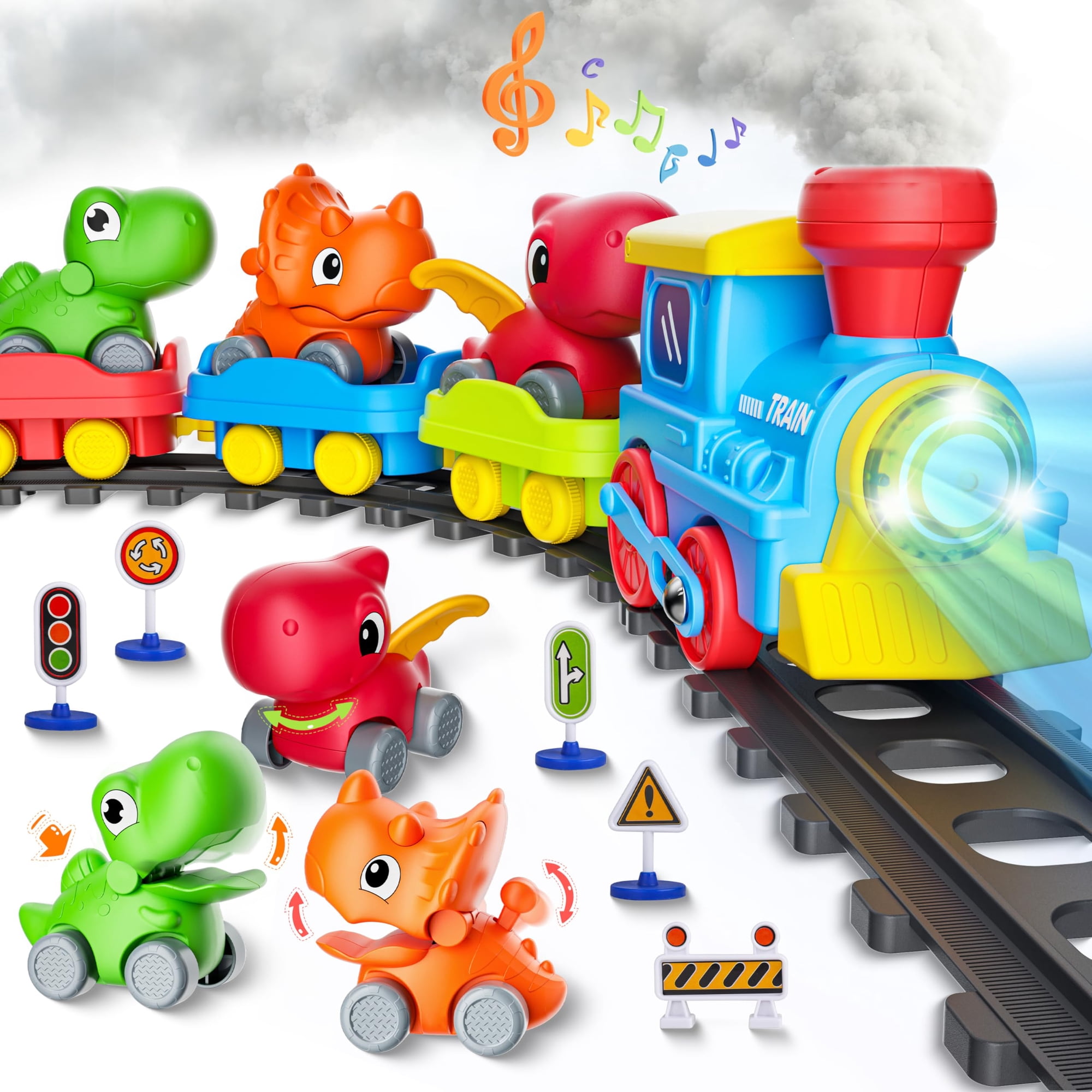 Set De Tren Stay Fun Con Steam, Música Y Luces Para Niños De Más De 3 Años
