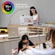 thumbnail image 3 of Lámpara de mesa LED Daylight Slimline 4™ de acero cepillado 6000 K, 3 of 6