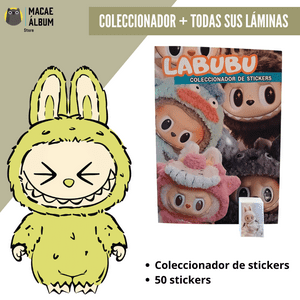 Macae - Labubu Coleccionador De Stickers + Todas Sus Láminas