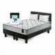 thumbnail image 2 of Cama Europea Cannon 2 Plazas +2 Almohadas+Sabanas+Respaldo Tela Negro, 2 of 9
