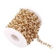 thumbnail image 4 of Cadena de Eslabones Redondos de 15 Pies de 8 Mm de Ancho con Rollo de Carrete Aluminio Fuerte Sin Soldar para La Fabricación de Joyas DIY Accesorios C Dorado, 4 of 5