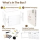 thumbnail image 3 of Caja de almacenamiento para router WiFi Gadget Garage Deluxe, soporte de pared, color blanco, 3 of 9