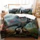 thumbnail image 1 of Jurassic Park Bedding Set Duvet Cover Soft Quilt Cover Pillowcases Gift, 1 of 3