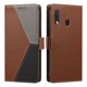 thumbnail image 4 of Cartera para Samsung Galaxy A20e en PU Tricolor, Funda con Solapa, Marrón, 4 of 6